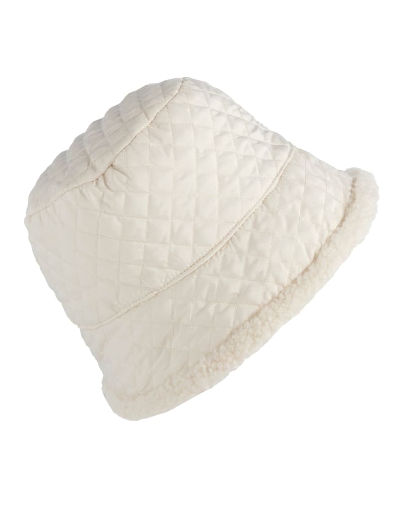 Front of a size One Size Christina Bucket Hat in Ivory by Shiraleah. | dia_product_style_image_id:308040